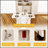 Multifunctional Folding Dining Table with Wall-Mounted Sideboard & Storage for Small Apartments
