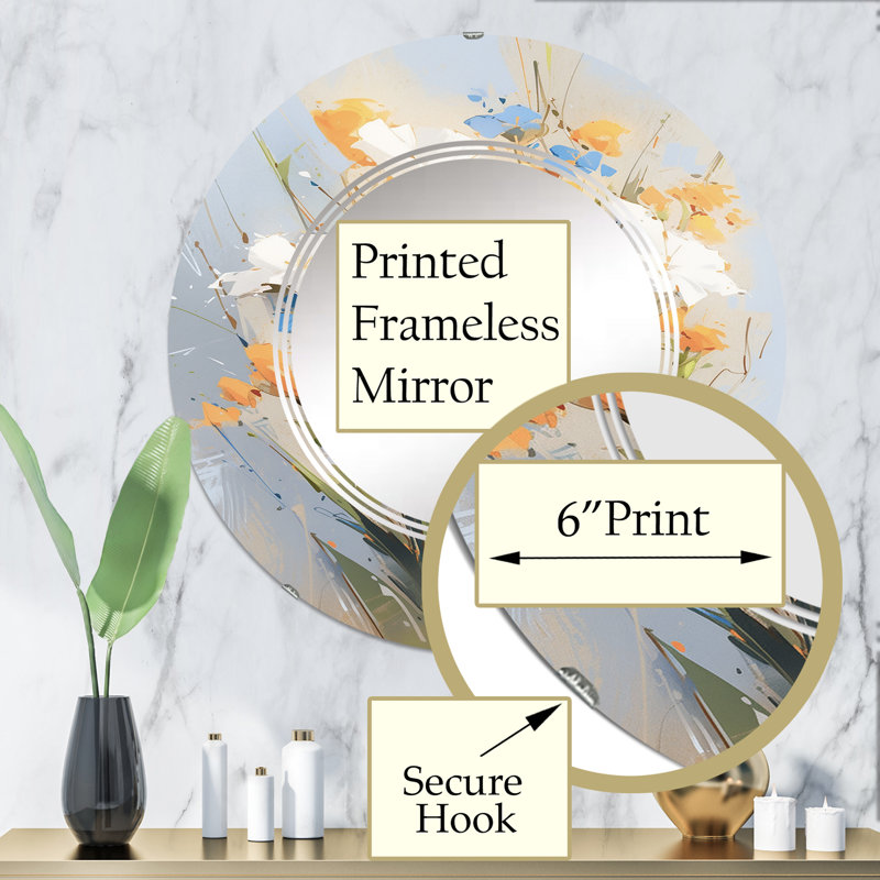 Miroir mural Limont, 32 po x 32 po