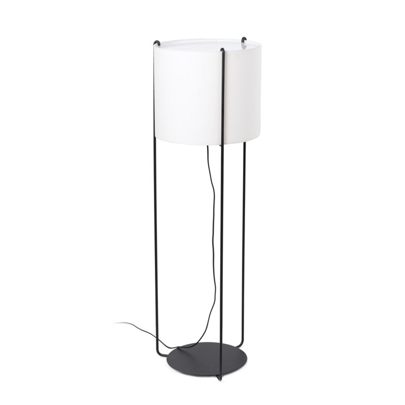 Lampe sur pied tambour, Beige
