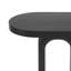 Console de 50 po de long noir