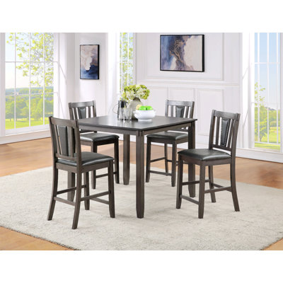 Linoshka Square 42'' L x 42'' W Dining Set -  Red Barrel StudioÂ®, A0DD7566988E47889F58E174A6C88F54