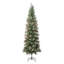 National Tree Company, First Traditions Collection, 7.5Ft Artificial Feel Real Virginia Pine Slim Mixed Hinged Tree With Berries And Pinecones-218203903