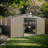Campcraft 10*12ft  0.25mm color steel plate, surface protective film, Two daylight Windows, A practical and thoughtful gift,two colors can be freely selected storage sheds