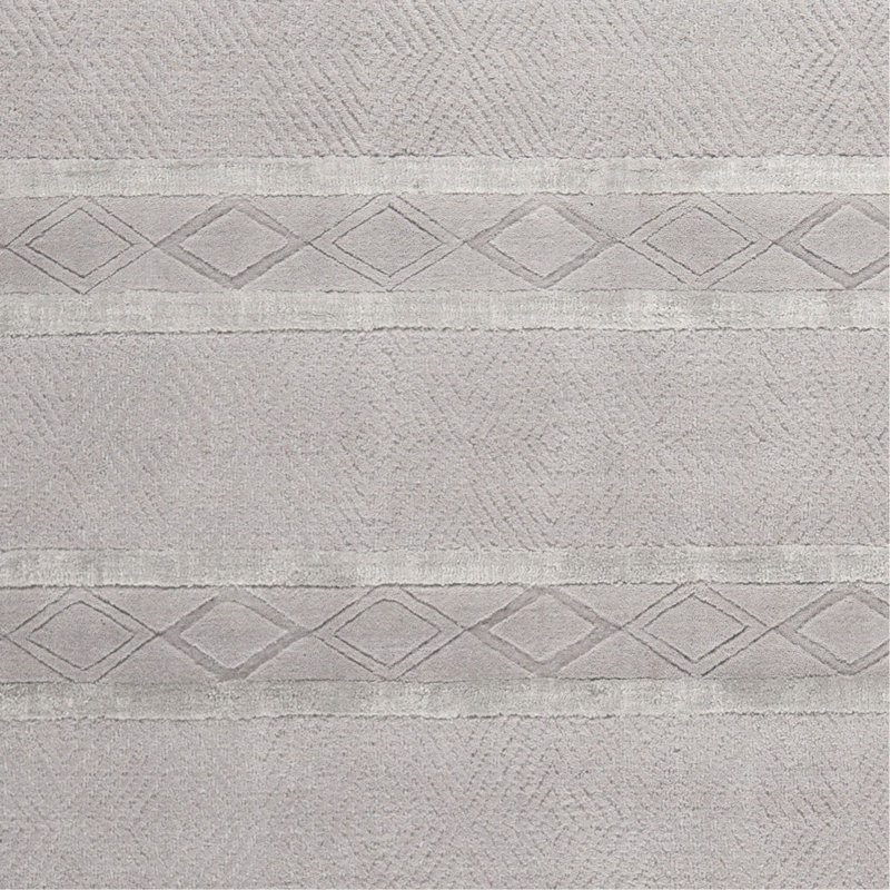Bayswater Hand Tufted Wool Pile Geometric Rug, Rectangle 6' x 9'