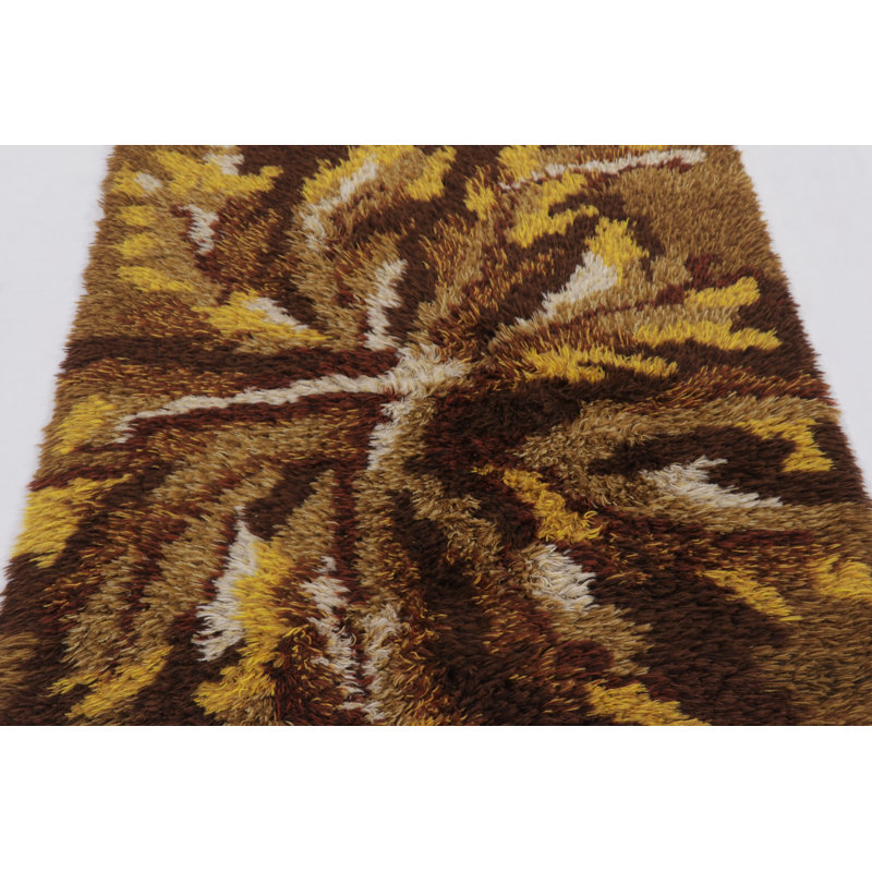 Vintage One-of-a-Kind 3'9" x 5'8" Hand Knotted Area Rug