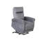 Fauteuil inclinable en tissu gris anthracite Arlen