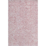 Barranco Geometric Hand Tufted Wool Area Rug in White/Red