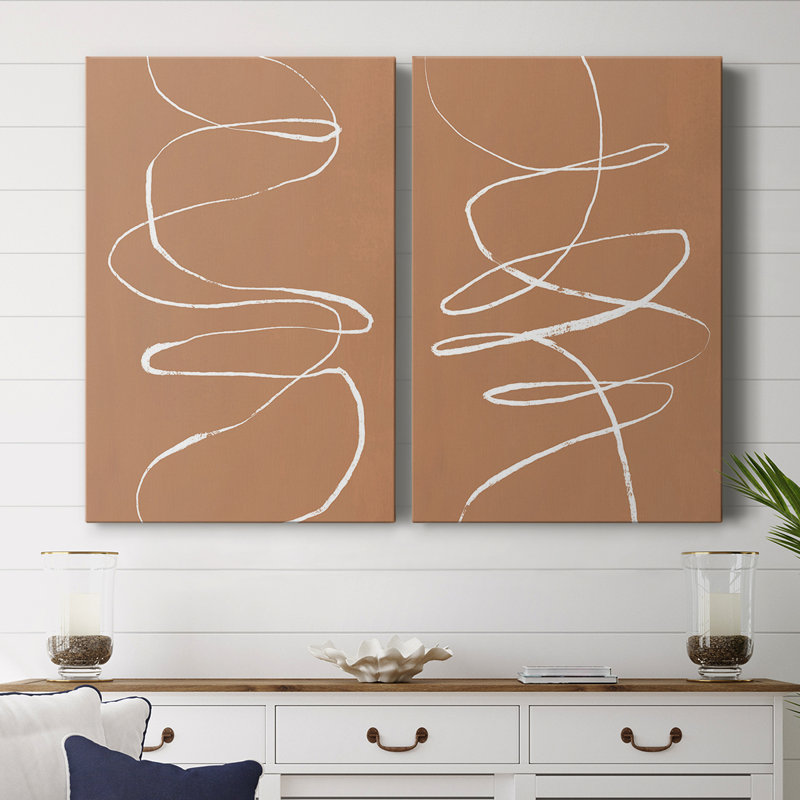 Toile tendue terre cuite I-Premium Gallery - prête à être accrochée, H 18 po x l 12 po