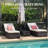 Outdoor Single chaise with Cushions