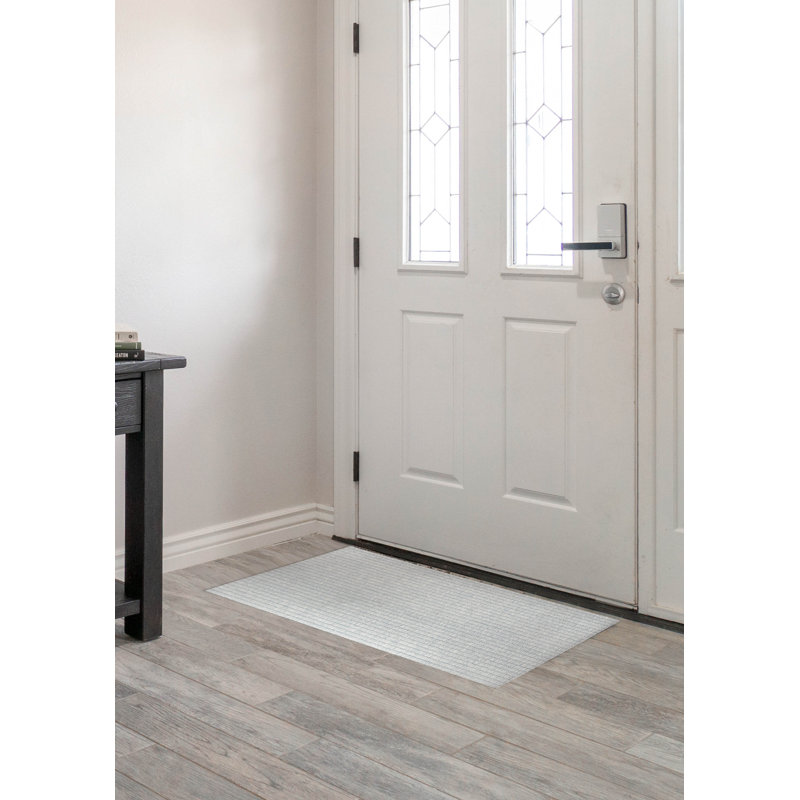 Paillasson Ricky Row, L 36 po x L 60 po, Bleu ardoise