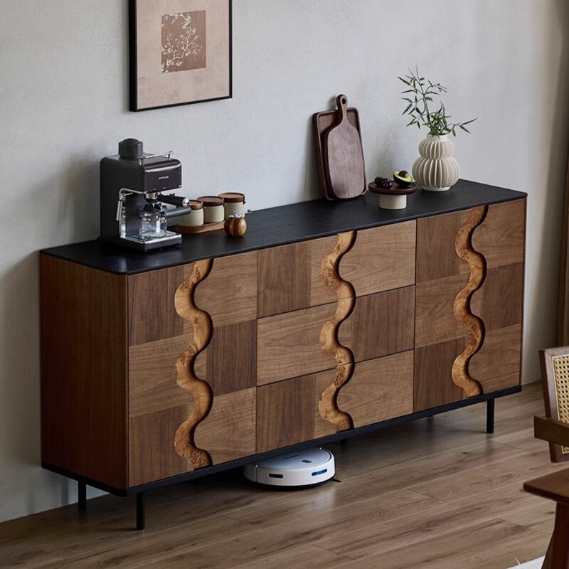 Buffet ligne rétro, Noyer