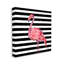 «Blossoming Pink Flamingo Stripes», art numérique par Paul Brent-1458438714-1458440652
