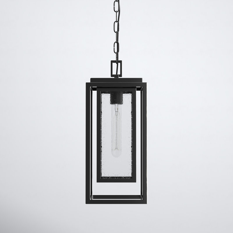 Natalina Outdoor Hanging Lantern, Black
