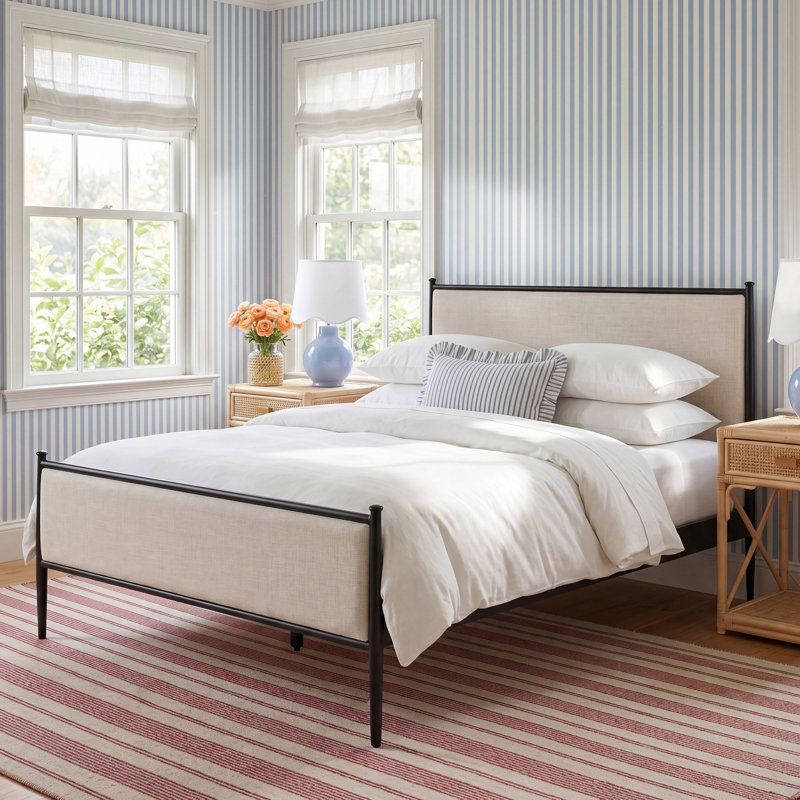 Bucknam Bed, King, Savoy Parchment