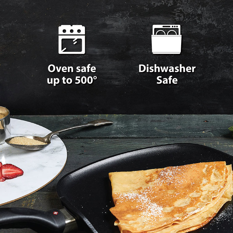 Swiss Diamond 10.25" Nonstick Aluminum Crepe Pan