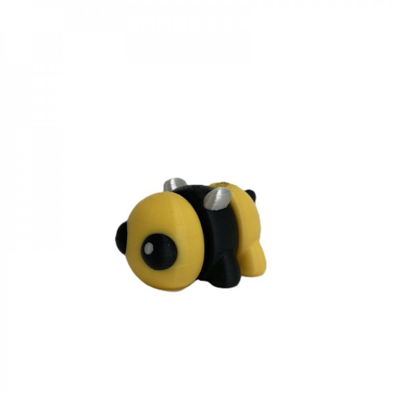 Figurine d'abeille miniature imprimée en 3D, H 2 po x l 2 po x P 2 po