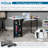 47.75'' x 23.5'' Foldable Split Top Table with Sewing Machine Platform and Wheels-87828943-87828944