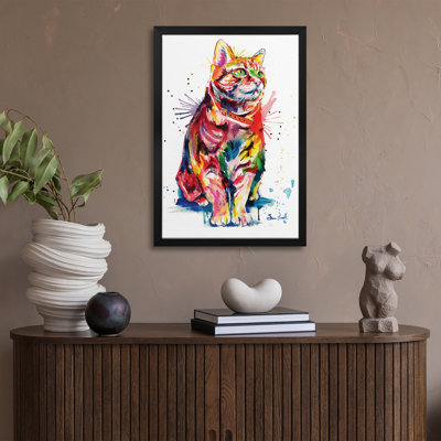Tabby Premium Framed Poster by Weekday Best