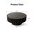Handcrafted Relief Round Wooden Coffee Table | Sturdy Pedestal Base, Decorative Tea Table for Living Room-340936090-359558954