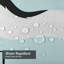 Rideau de douche imperméable à motif de mouettes abstraites avec 12 crochets-1714481828