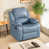 Light Blue Leather Match