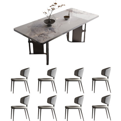 French style simple high-end dining table set