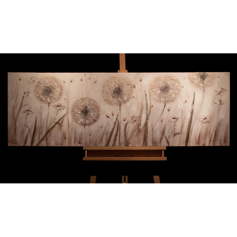 Dandelion Meadow Hand Painted Acrylic Painting
