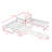 Divyanshi Twin Size L-shaped Platform Bed with Trundle and Drawers-12028515