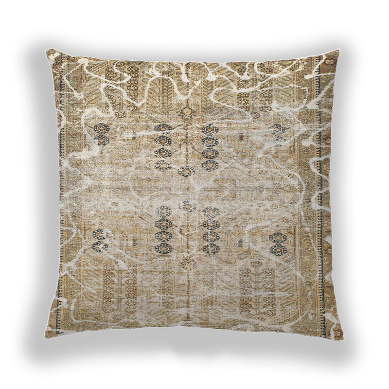 Coussin décoratif abstrait 1107, Microsuède