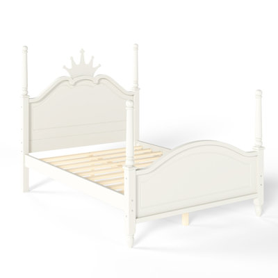 Full Size Crown Shaped Platform Bed