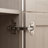 L-Shaped Corner Wardrobe Closet with 4 Doors, Hanging Rod and Shelves, Space-Saving Bedroom Storage Cabinet