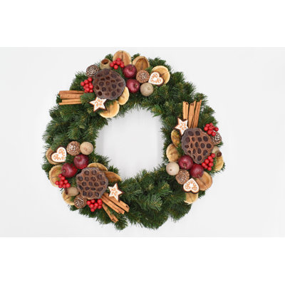 Folk Piernik Handcrafted Faux 45cm Wreath
