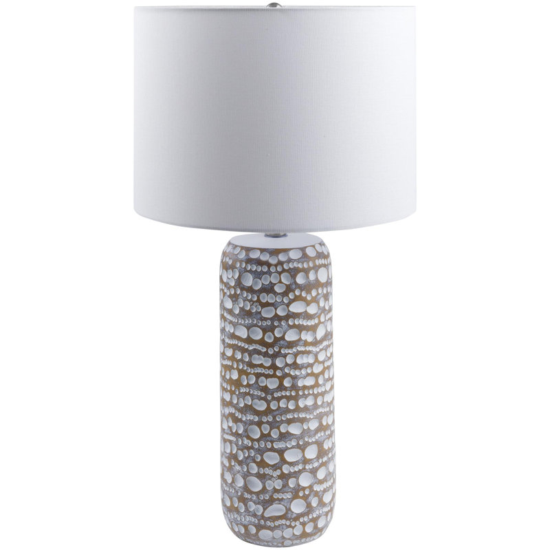 Lampe de table d'appoint en résine Kerris