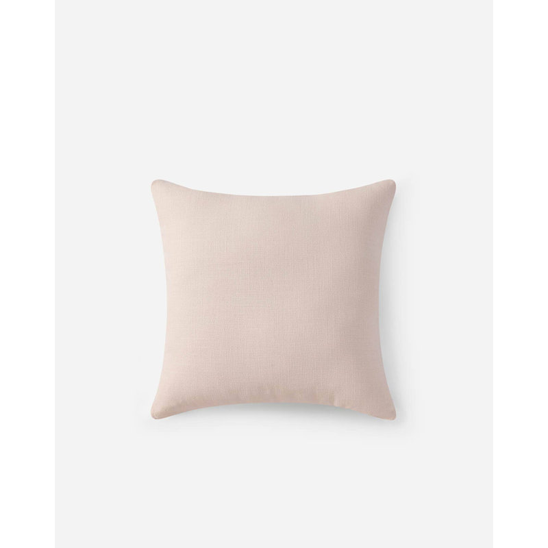 Square Pillow Cover & Insert, Off White Abstract