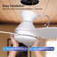 30 inch Low Profile Ceiling Fan with Light and Remote Control-1985500816