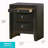 Elegant Black Nightstand With Drawers