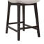 Upholstered Counter Stool with Solid Wood Legs-119721201-119721199