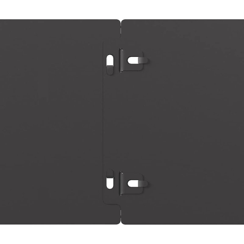 Cold-rolled Steel Lawn Edging, Black, 15cm H x 103cm W x 0.05cm D