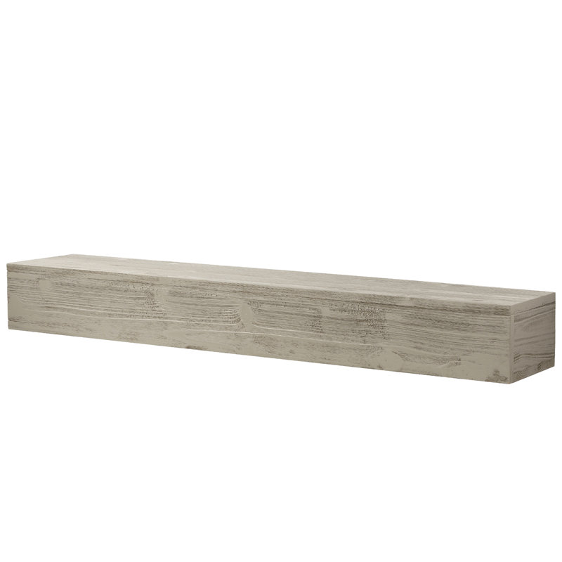 Foyer rustique 72 po - article décoratif en bois pour la maison