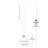 Milosz 1 - Light White Single Pendant-22087286
