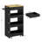 Rolling Kitchen Cart With Quiet Casters, 15.8" W X 31.5" H, Kitchen Island Table With Pull-Out Shelves & Organizer Drawer For Kitchen, Bathroom And Laundry Room-364282044