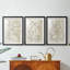 Relié I - reproduction encadrée sur mesure de qualité supérieure mate - 3 pièces-1194417026-1194417028