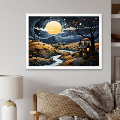 «Countryside Moody Skies II», reproduction sur toile