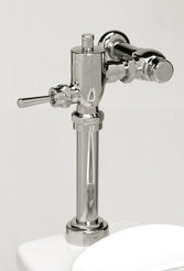 High Efficiency Manual Toilet Flushometer Valve with Accessory Kit in Polished Chrome