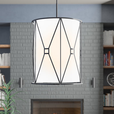 Luminaire suspendu cylindrique unique 5 lumières Hultgren