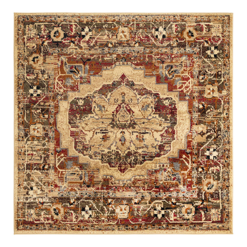 Alameda Abstract Indoor Rug, Square 5'3"