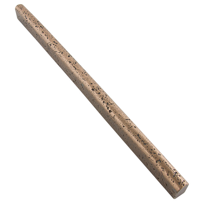 Carreau de doublure en métal 6 po x 0,5 po