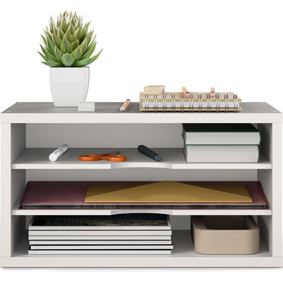 Rangement pour bureau, courrier et classeur à 3 niveaux Logan