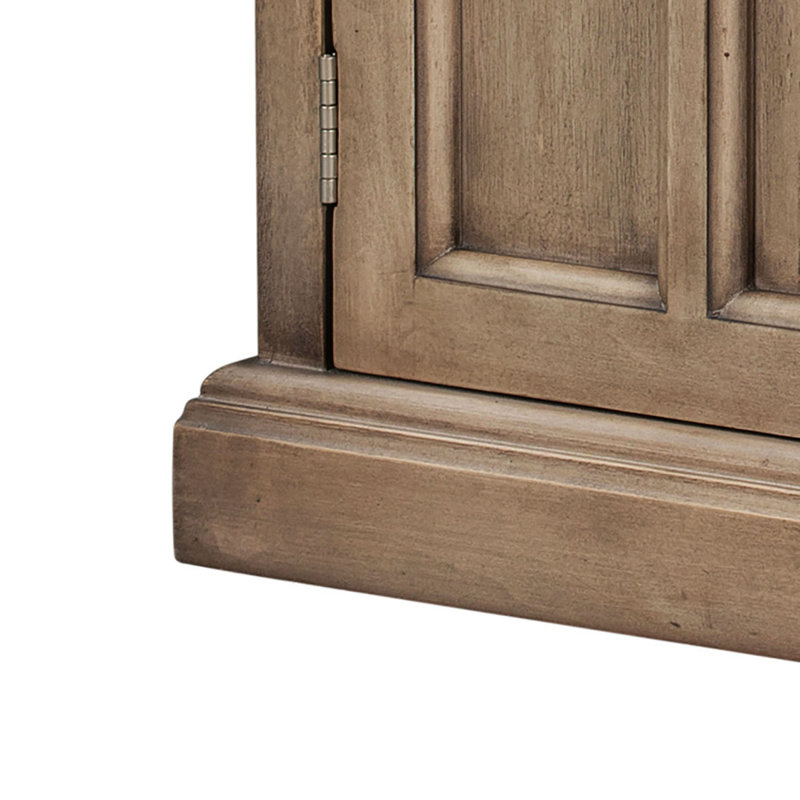 Antwin 13.99'' W Solid Wood Nightstand, Antique Brown