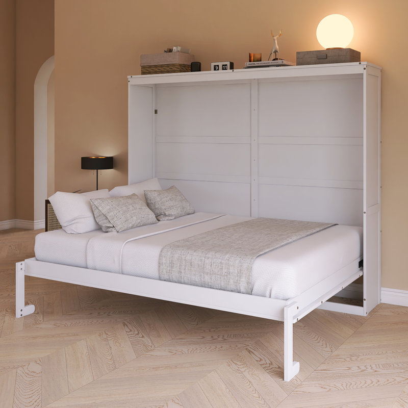 Murphy Bed Wall Bed, Full, White